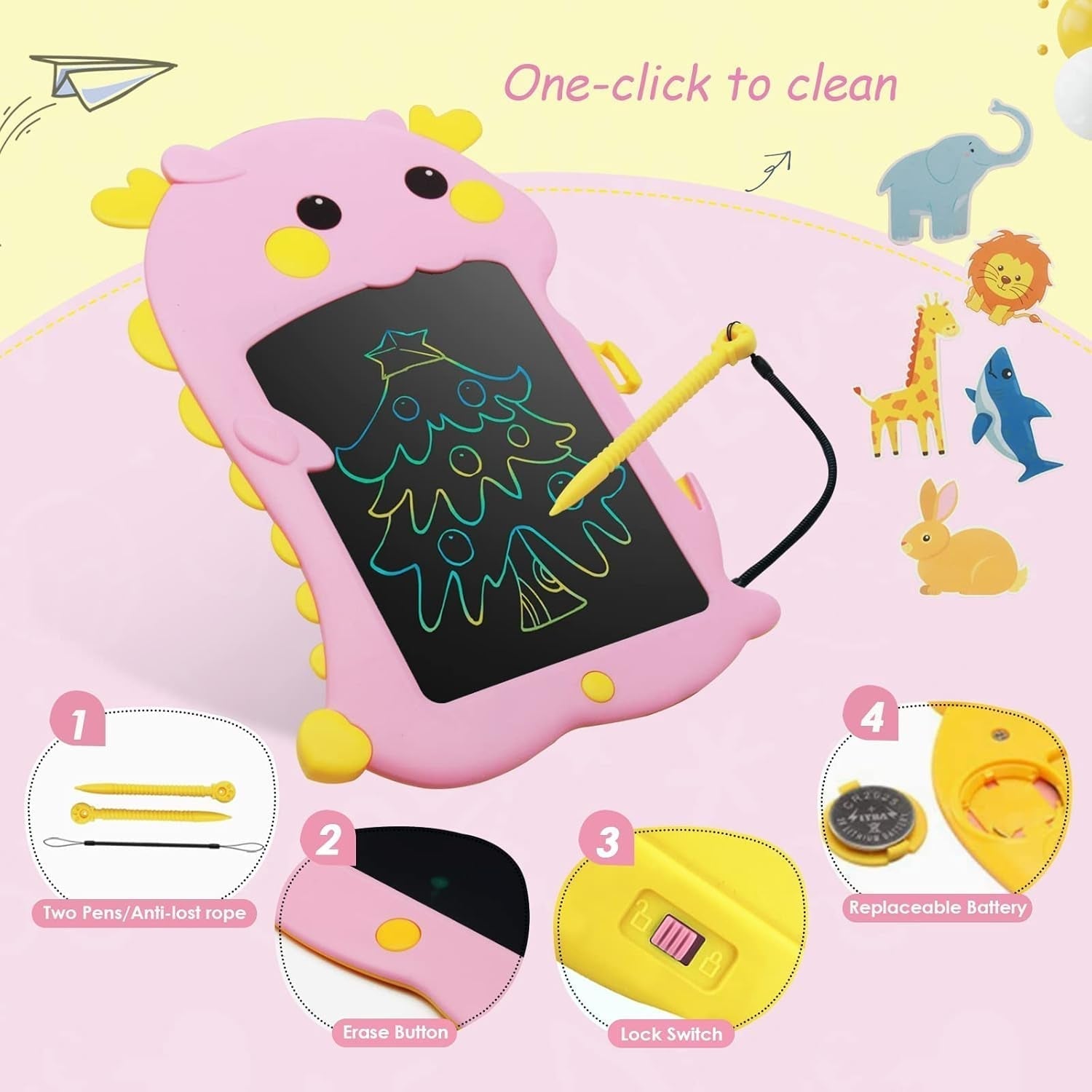 Buy LCD Writing Tablet for Kids in Pakistan – Digital Drawing Pad |