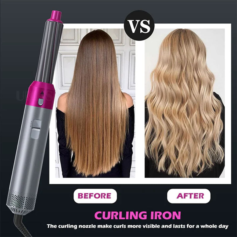 5 in 1 Ultimate Hair Styler – Curl, Straighten, Wave, Flip & Smooth with One Tool! 💁‍♀️ Perfect for Pakistani Hair 🇵🇰 | Salon-Quality Results at Home 🏠"