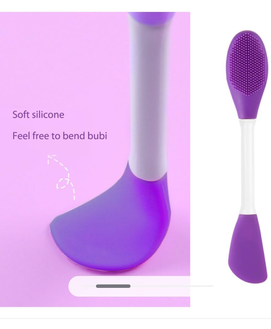 Air Double Face Mask Brush & Silicone Applicator | Soft, Hygienic & Easy Mask Application