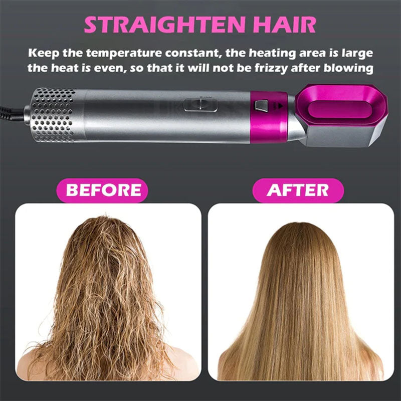 5 in 1 Ultimate Hair Styler – Curl, Straighten, Wave, Flip & Smooth with One Tool! 💁‍♀️ Perfect for Pakistani Hair 🇵🇰 | Salon-Quality Results at Home 🏠"