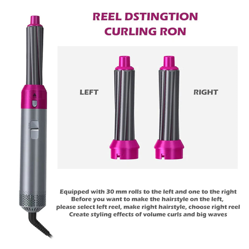 5 in 1 Ultimate Hair Styler – Curl, Straighten, Wave, Flip & Smooth with One Tool! 💁‍♀️ Perfect for Pakistani Hair 🇵🇰 | Salon-Quality Results at Home 🏠"