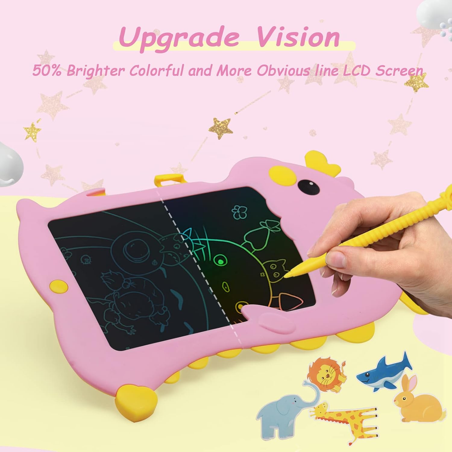 10 Inch LCD Writing Tablet for Kidsolorful – C Doodle Board