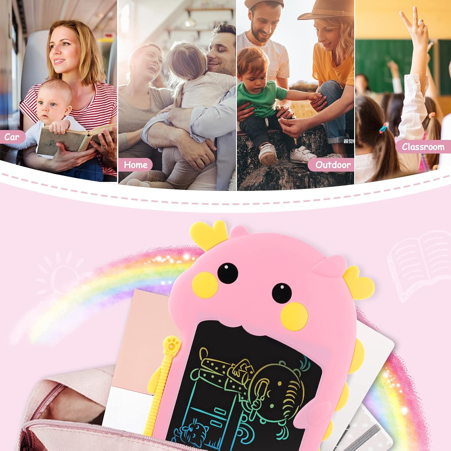 10 Inch LCD Writing Tablet for Kidsolorful – C Doodle Board