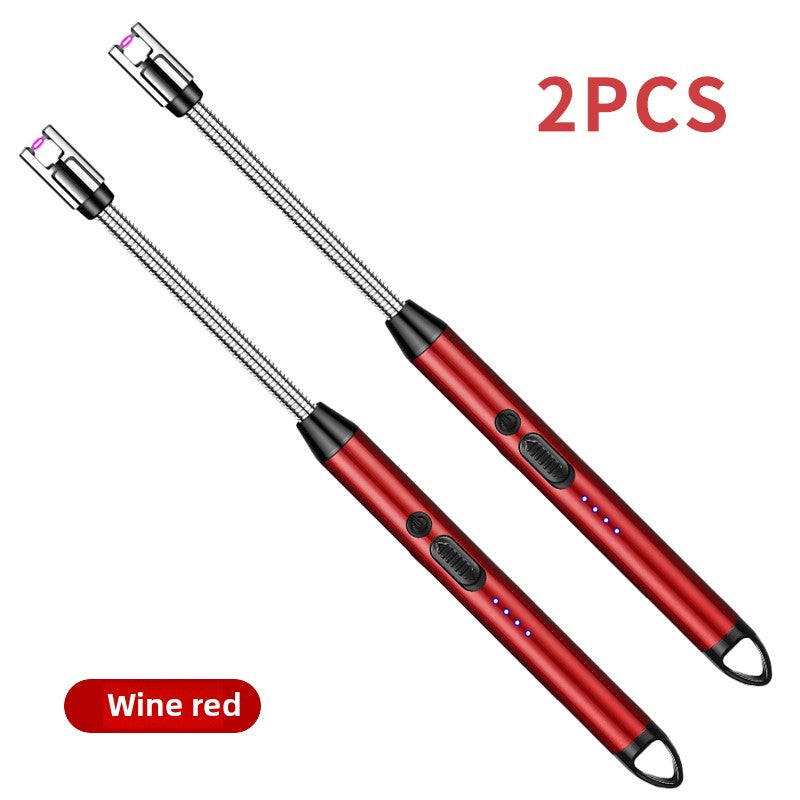 USB Rechargeable Arc Lighter – Flameless Ignition Gun for Gas Stoves, Candles & More | Windproof & Child-Safe | 3000+ Uses Per Charge