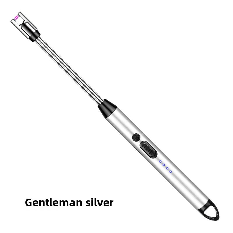 USB Rechargeable Arc Lighter – Flameless Ignition Gun for Gas Stoves, Candles & More | Windproof & Child-Safe | 3000+ Uses Per Charge