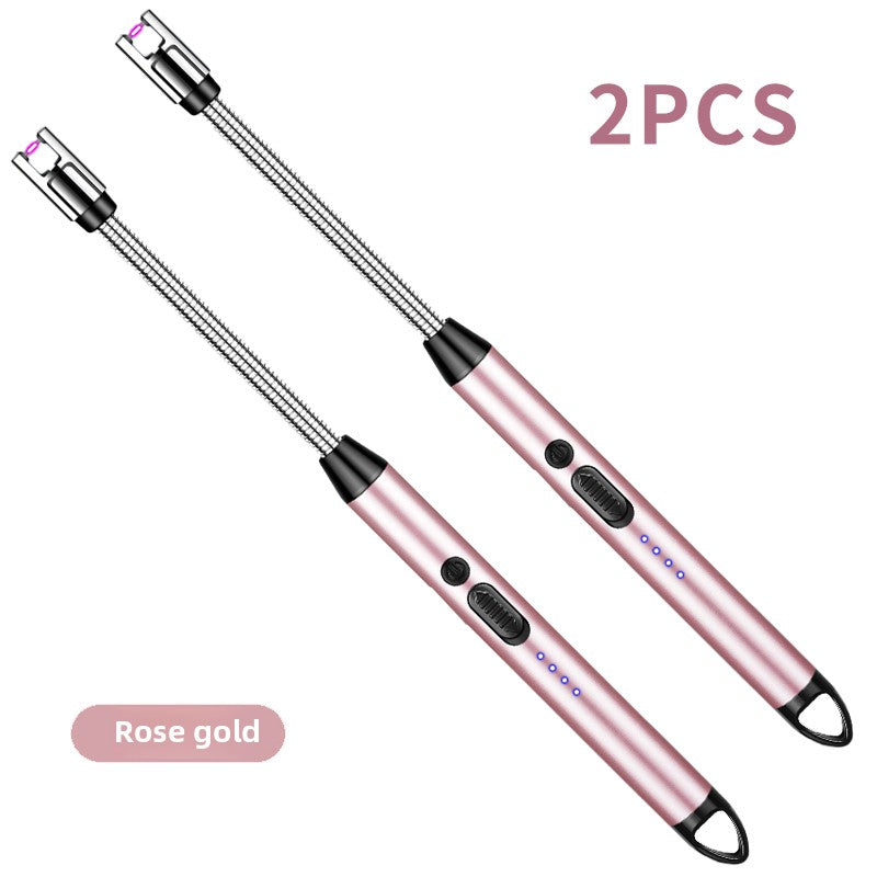 USB Rechargeable Arc Lighter – Flameless Ignition Gun for Gas Stoves, Candles & More | Windproof & Child-Safe | 3000+ Uses Per Charge