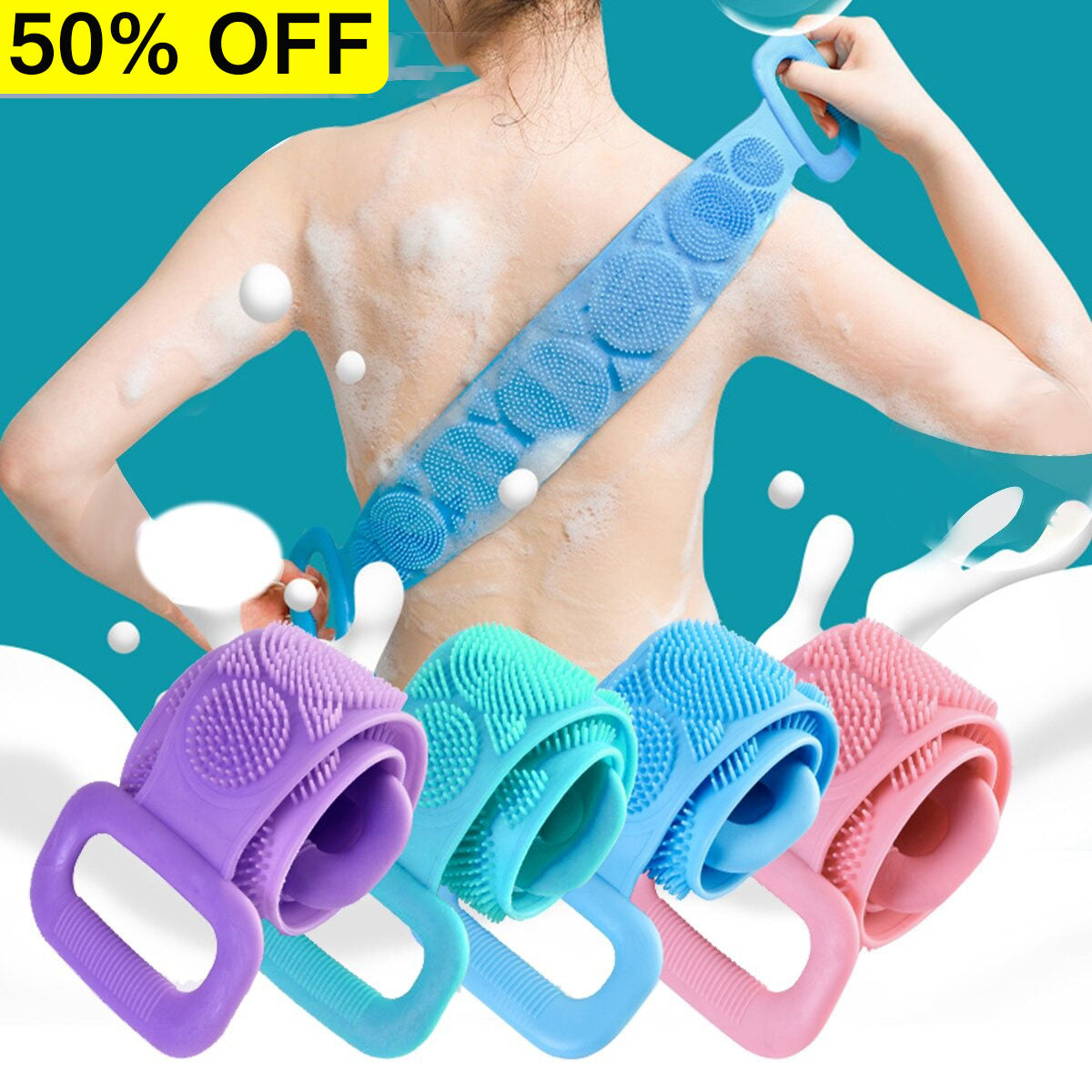 Silicone Body Brush Belt – Gentle Exfoliation & Cleansing